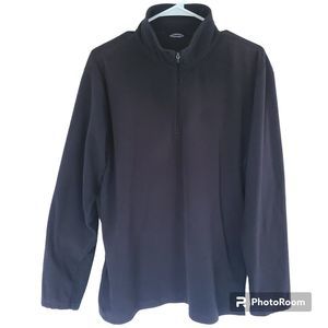 The North Face TKA 100 Quarter Zip-up Men's  Black Pullover Fleece
